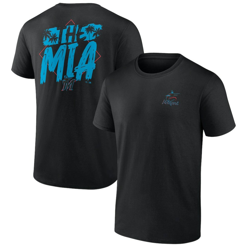 Miami Marlins The MIA T-Shirt Black