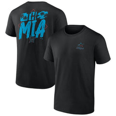 Miami Marlins The MIA T-Shirt Black