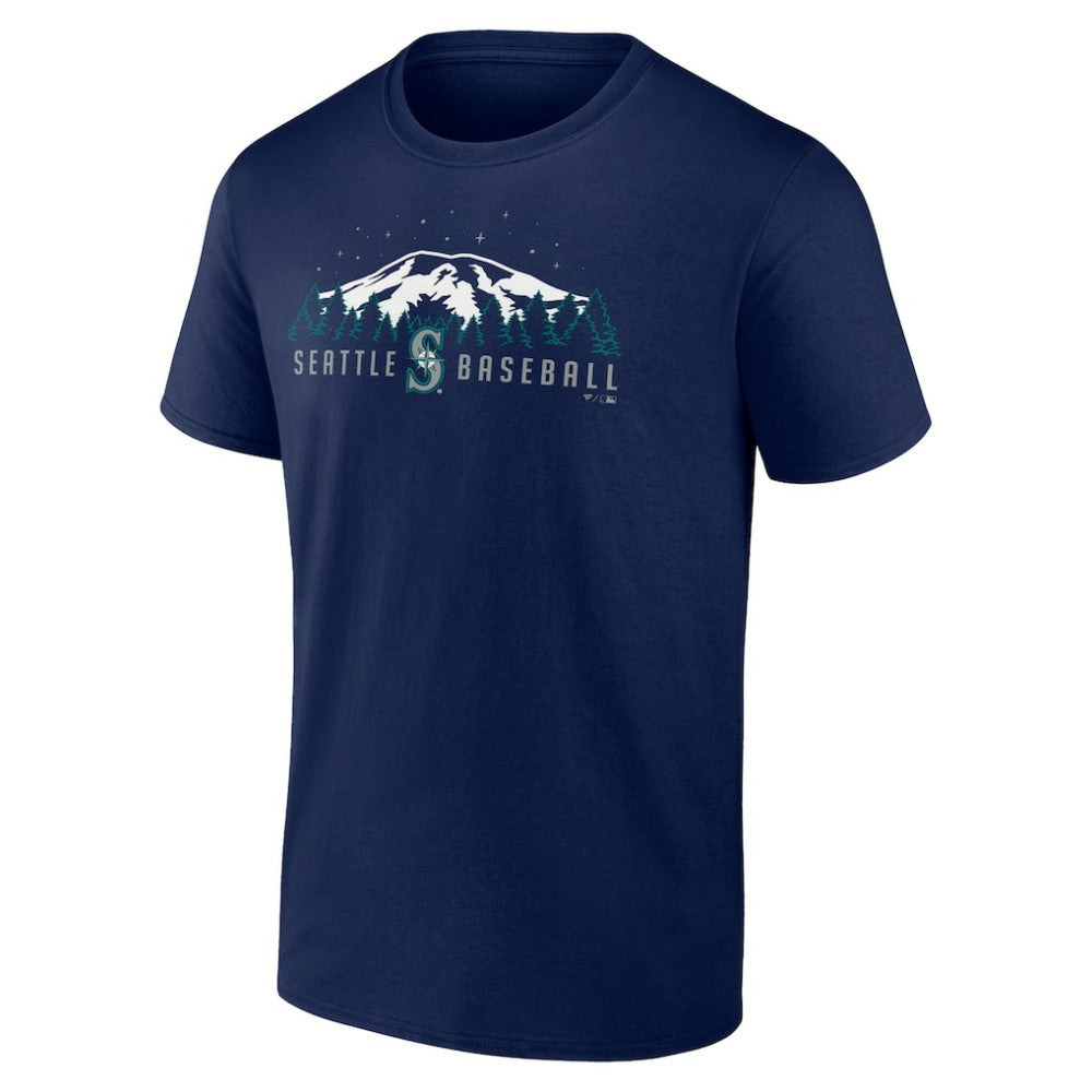 Seattle Mariners Mountains T-Shirt Navy