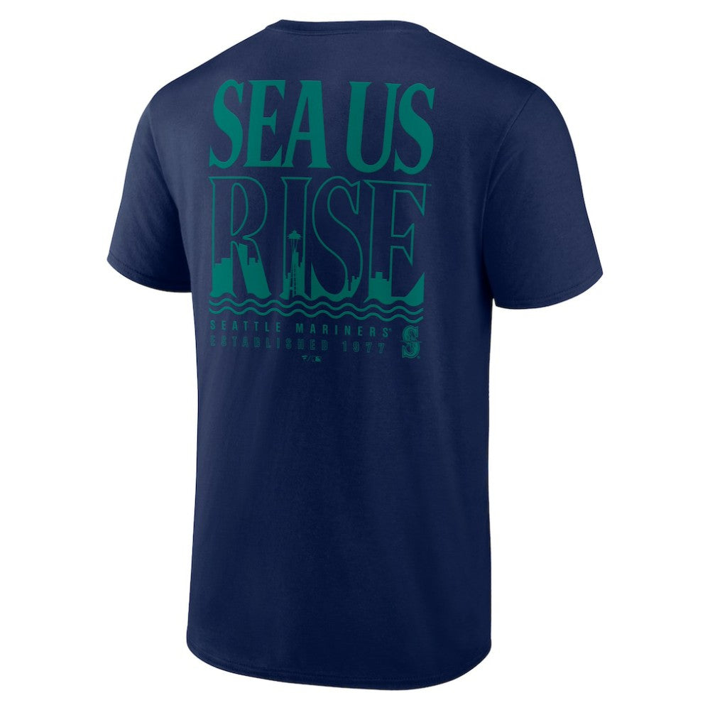 Seattle Mariners Sea Us Rise T-Shirt Navy