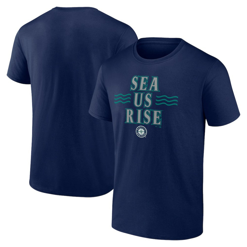Seattle Mariners Sea Us Rise T-Shirt Navy