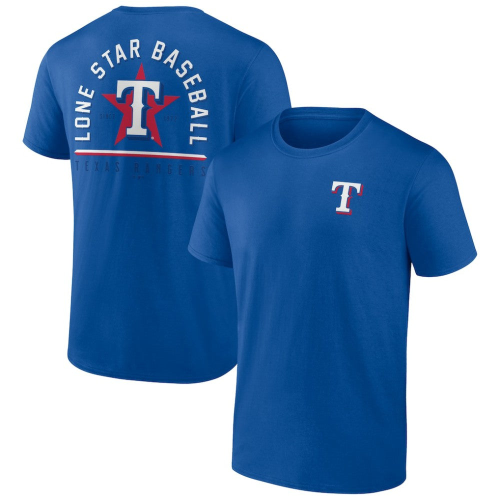Texas Rangers Lone Star Baseball T-Shirt Royal