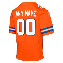 Denver Broncos Youth Mile High Collection 1977 Throwback Custom Game Jersey - Orange