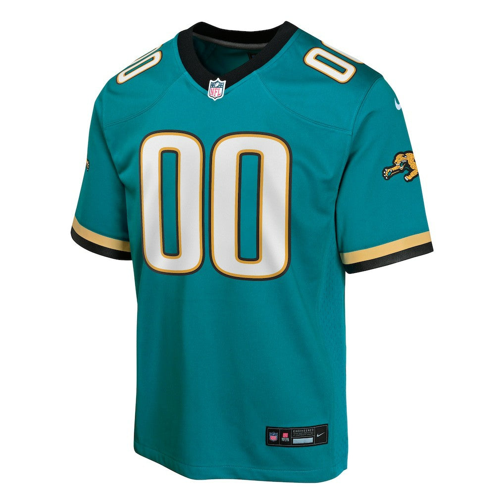 Jacksonville Jaguars Youth Prowler Throwback Custom Game Jersey - Teal