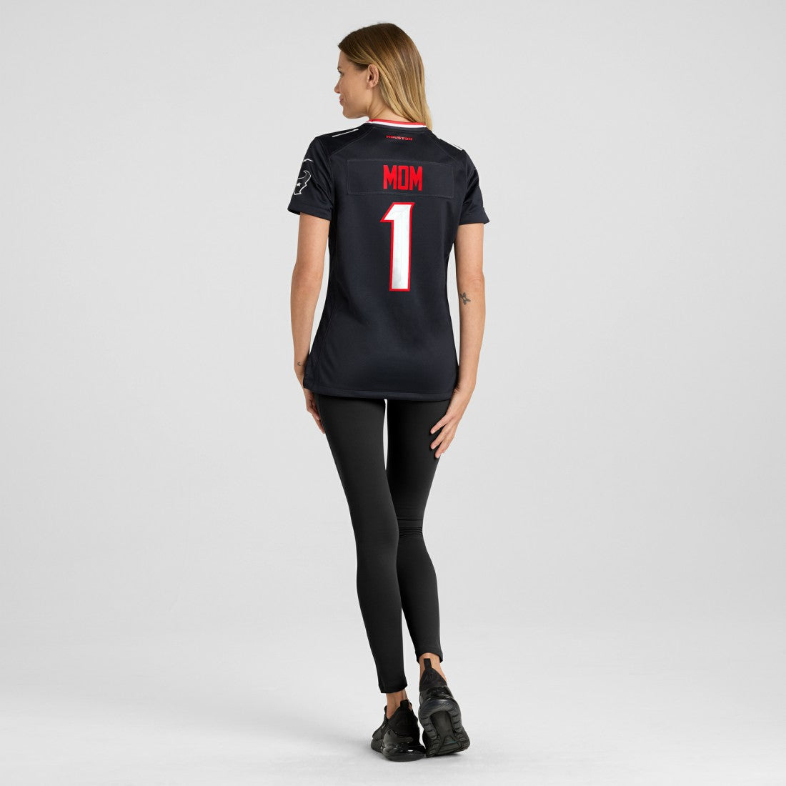 Houston Texans Women's #1 Mom Game Jersey - Navy