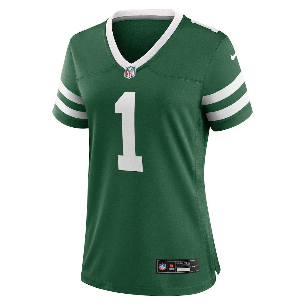 New York Jets Women's #1 Mom Game Jersey - Legacy Green