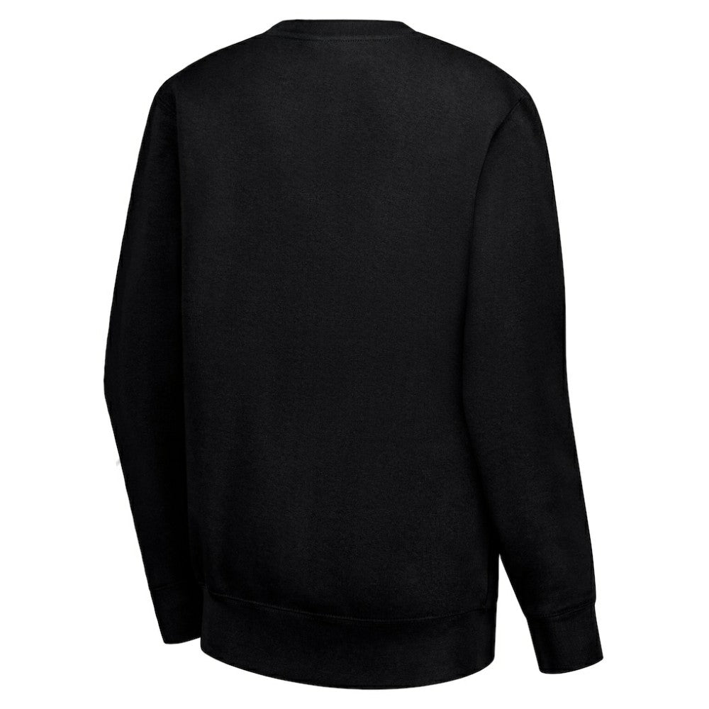 Detroit Red Wings G-III 4Her by Carl Banks Women's Team Logo Tri-Blend Fleece Pullover Sweatshirt Black