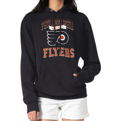 Philadelphia Flyers G-III 4Her by Carl Banks Women's Team Logo Tri-Blend Fleece Pullover Hoodie Black