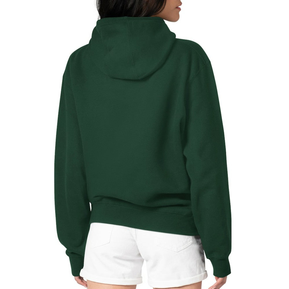 Dallas Stars G-III 4Her by Carl Banks Women's Team Logo Tri-Blend Fleece Pullover Hoodie Olive