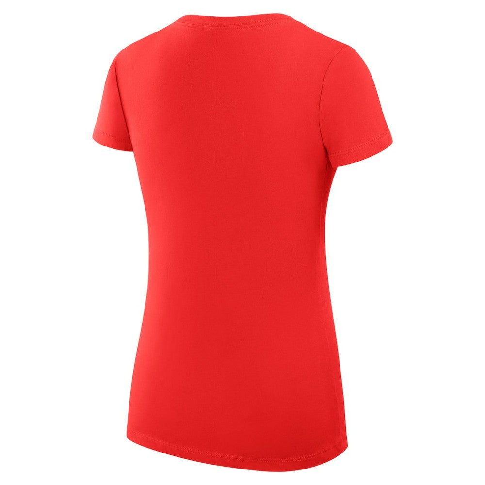 Montreal Canadiens G-III 4Her by Carl Banks Women's Super-Slim Fit Lightweight Team Logo Graphic V-Neck T-Shirt Red