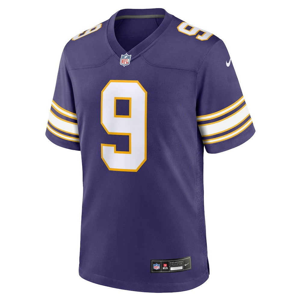 J.J. McCarthy Minnesota Vikings 2nd Alternate Player Game Jersey - Purple