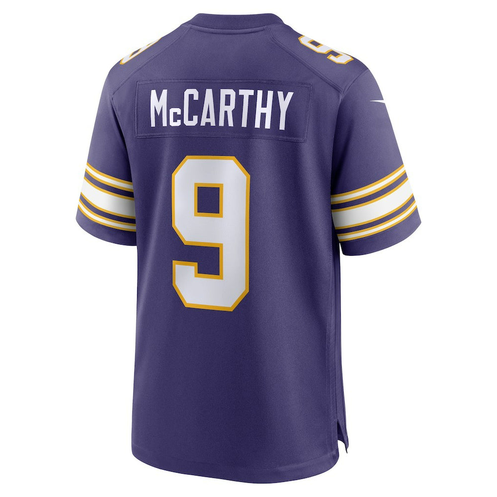 J.J. McCarthy Minnesota Vikings 2nd Alternate Player Game Jersey - Purple