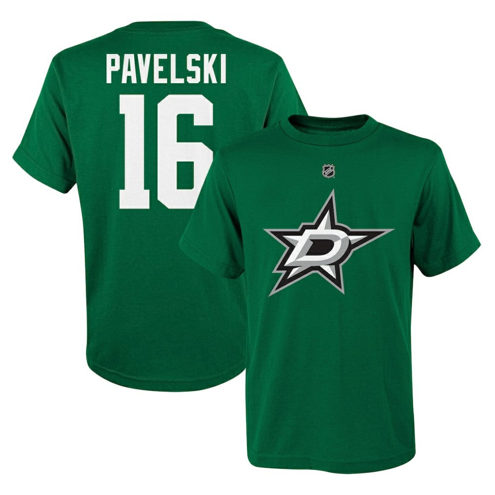 Joe Pavelski Dallas Stars Youth Player Name & Number T-Shirt Kelly Green