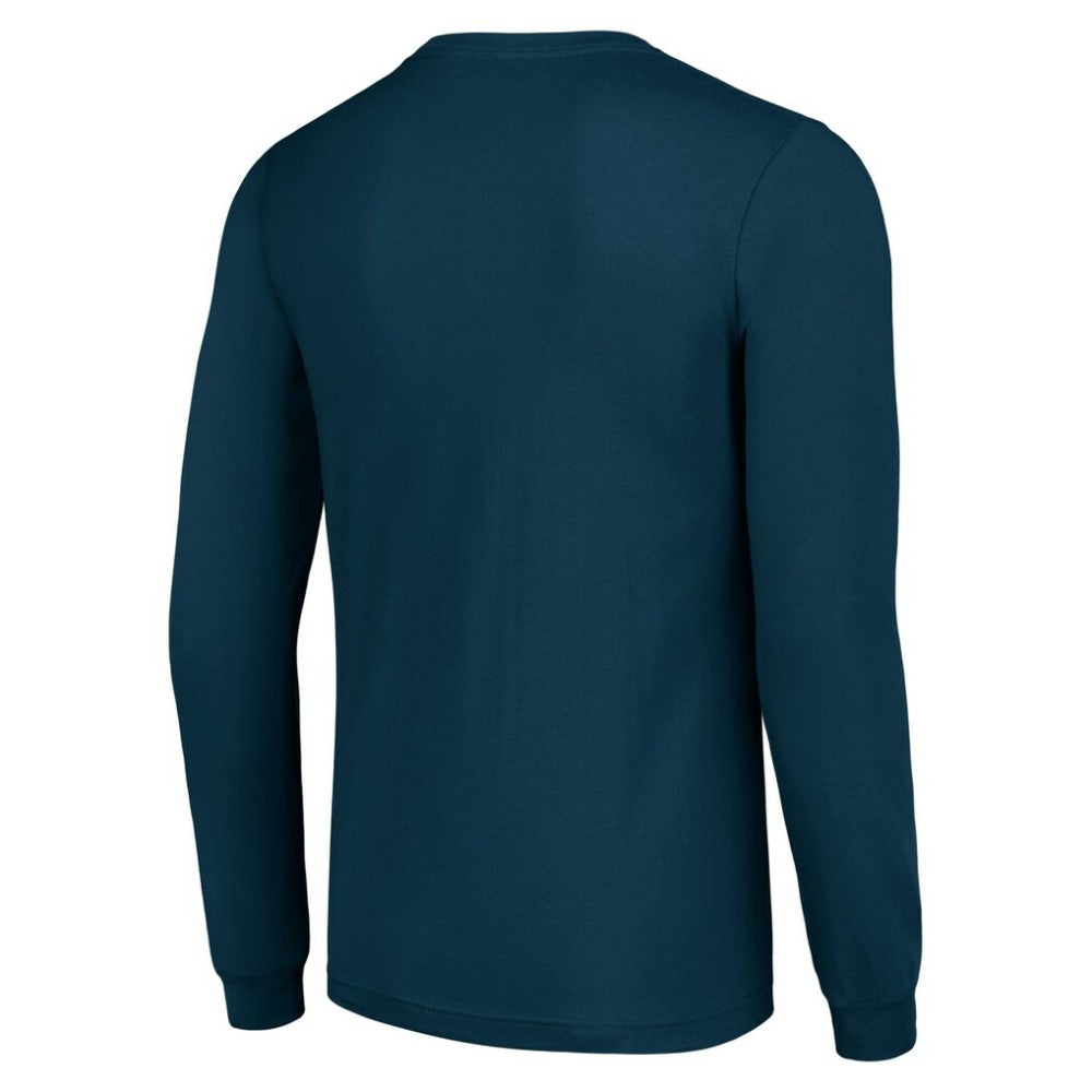 Toronto Maple Leafs Starter Shield Long Sleeve Graphic T-Shirt Navy