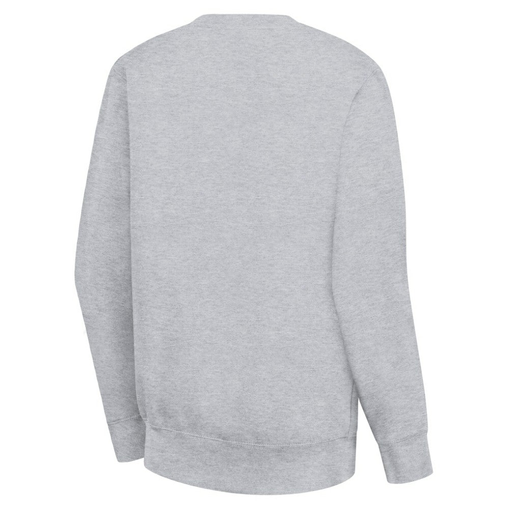 New York Rangers G-III 4Her by Carl Banks Women's Collage Graphic Fleece Long Sleeve Pullover Sweatshirt Heather Gray