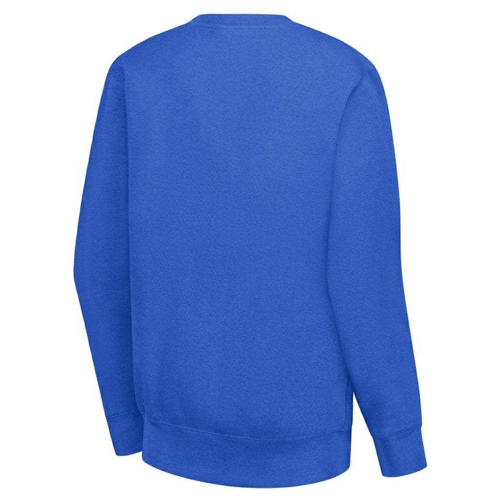 New York Islanders G-III 4Her by Carl Banks Women's Collage Graphic Fleece Long Sleeve Pullover Sweatshirt Royal