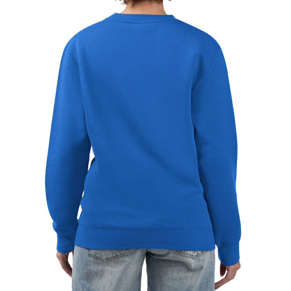 New York Rangers G-III 4Her by Carl Banks Women's Collage Graphic Fleece Long Sleeve Pullover Sweatshirt Blue