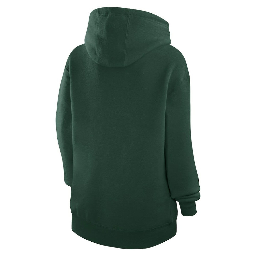 Minnesota Wild G-III 4Her by Carl Banks Women's Collage Team Graphic Tri-Blend Fleece Pullover Hoodie Olive