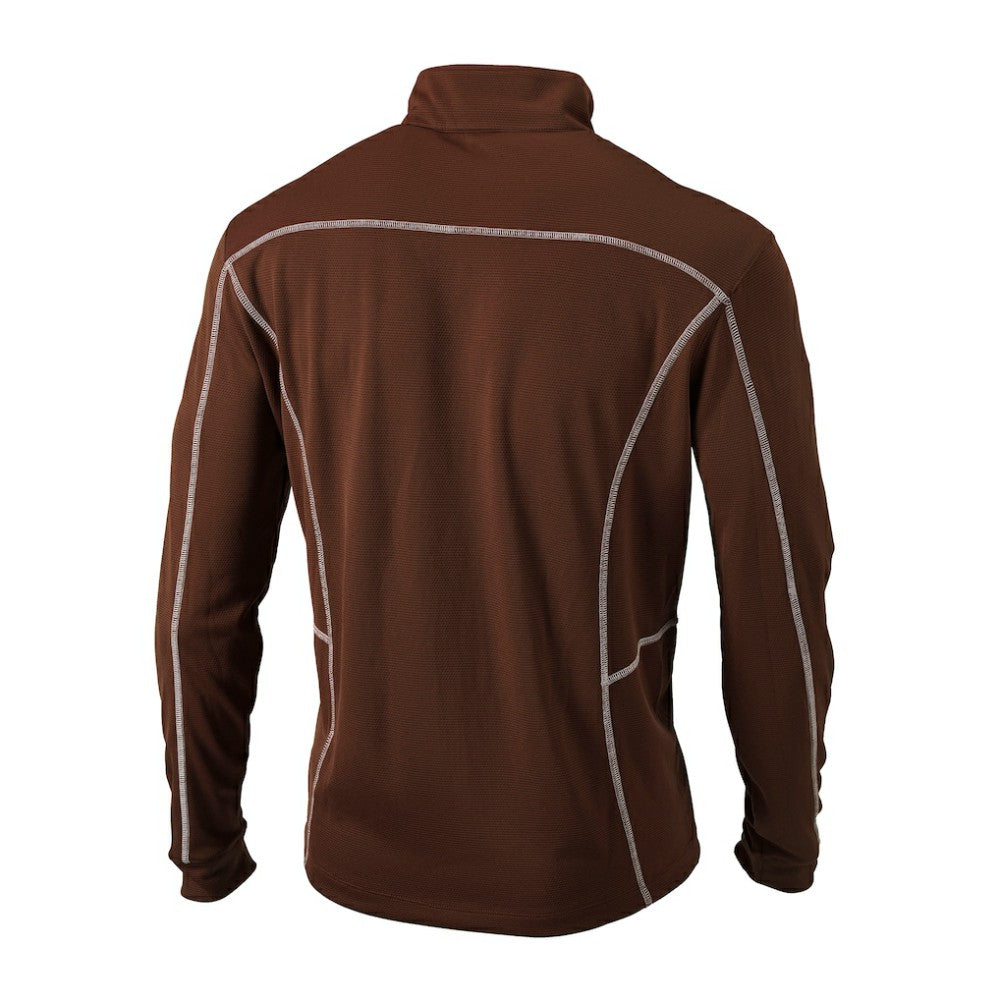 San Diego Padres Cooperstown Collection Omni-Wick Shotgun Quarter-Zip Top Brown | Columbia