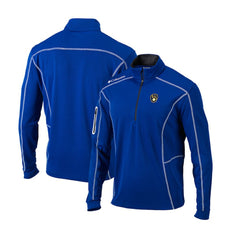 Milwaukee Brewers Cooperstown Collection Omni-Wick Shotgun Quarter-Zip Top Royal | Columbia