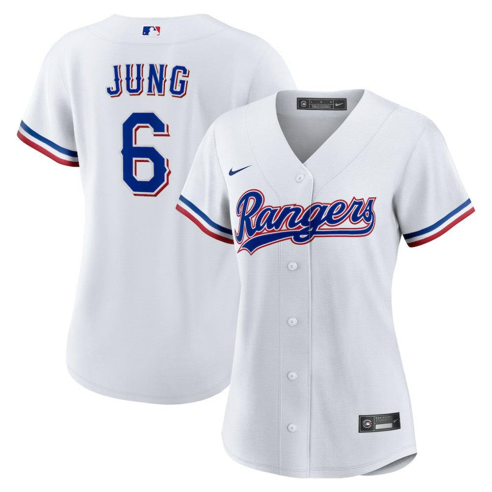 Josh Jung Texas Rangers Women's Home Replica Jersey White | Nike