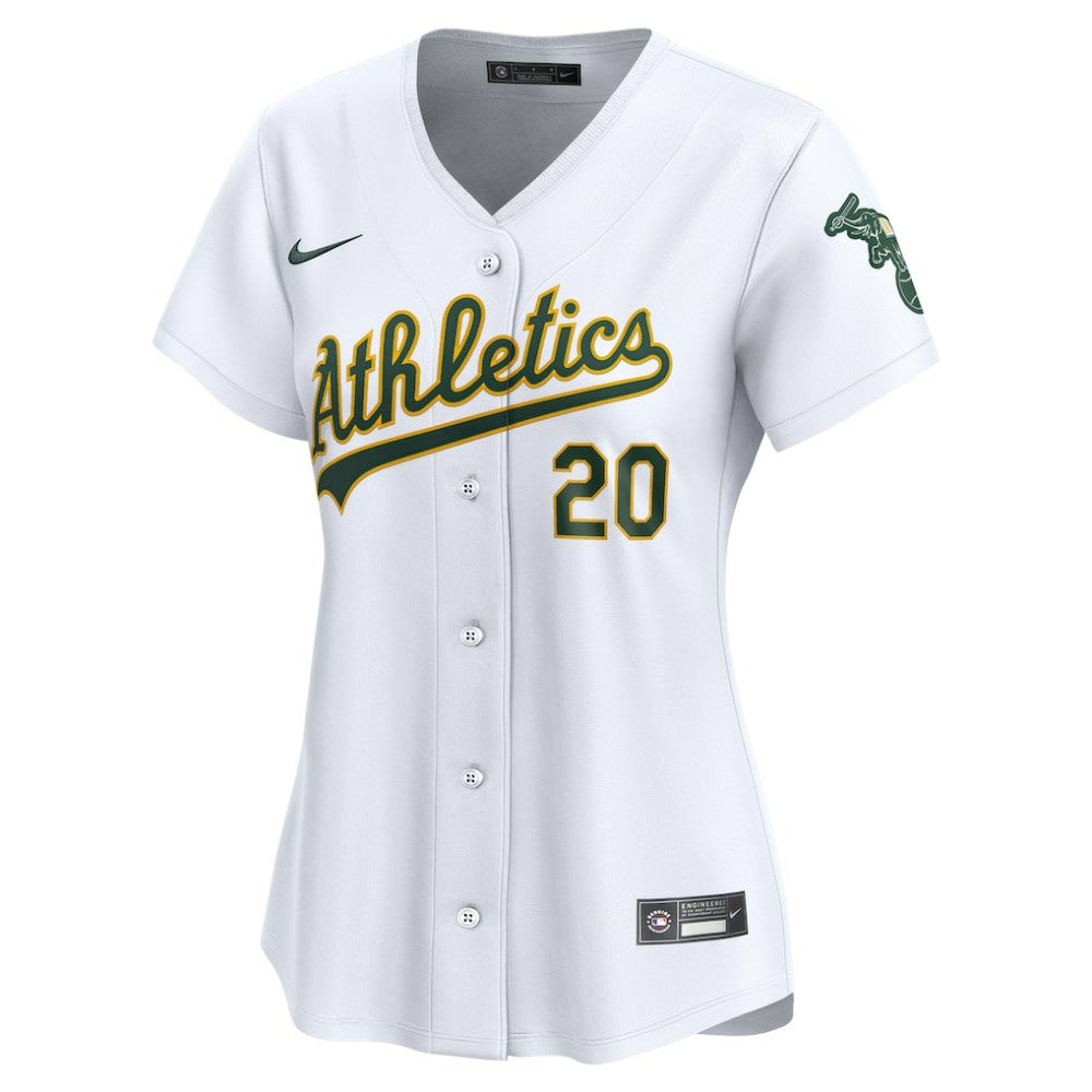 Zack Gelof Athletics Women's Home Limited Player Jersey?- White