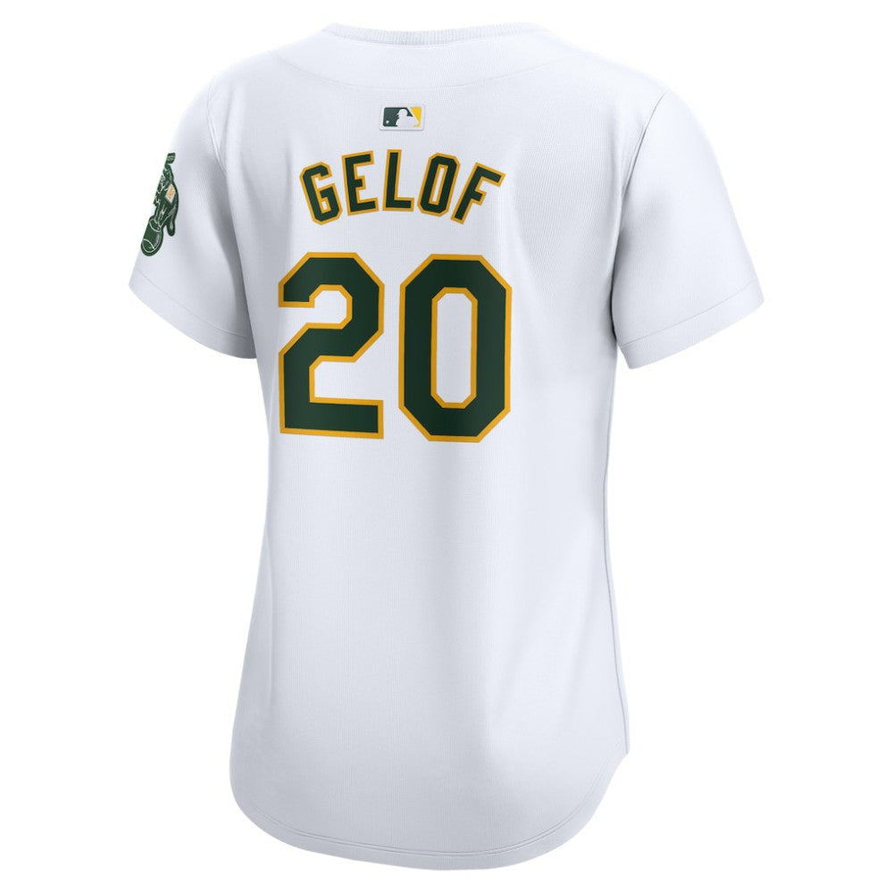 Zack Gelof Athletics Women's Home Limited Player Jersey?- White