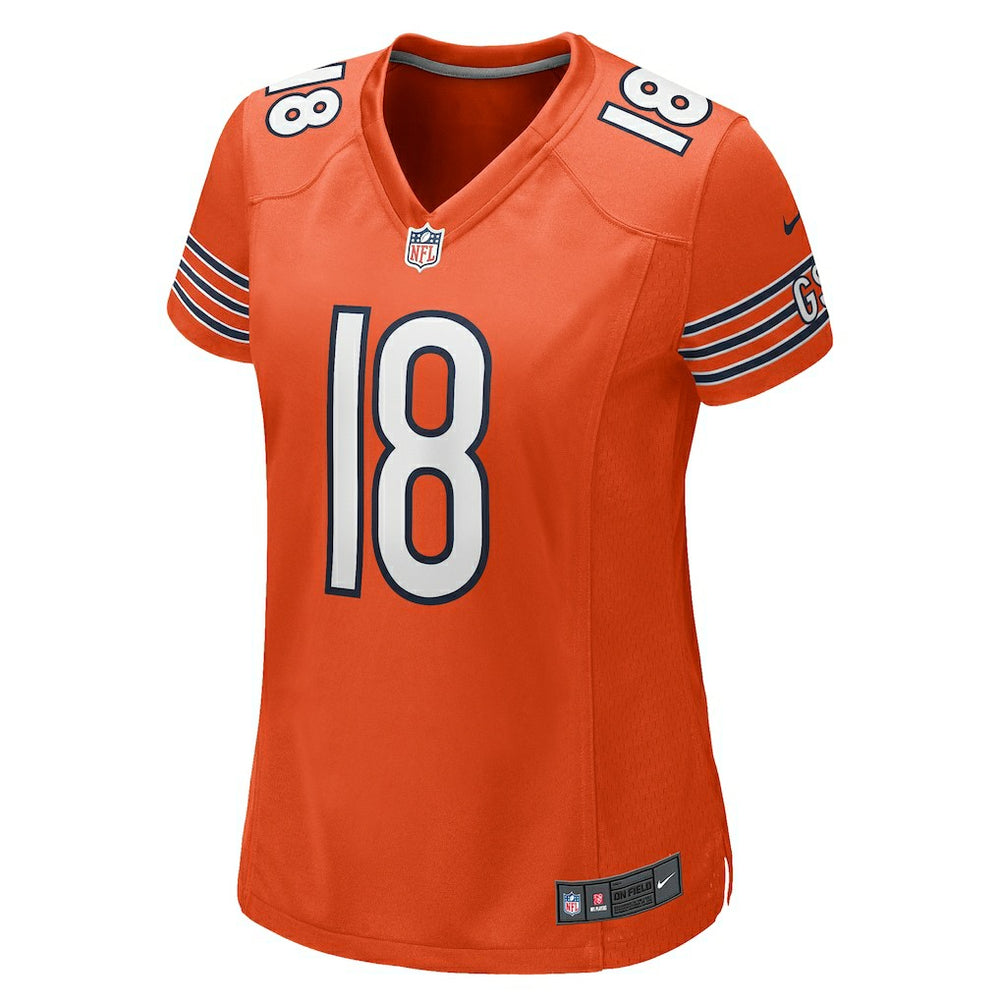 Caleb Williams Chicago Bears Women's Alternate Game Jersey - Orange