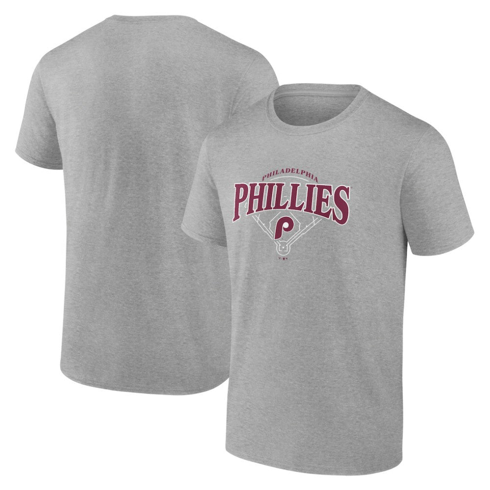 Philadelphia Phillies Home Field T-Shirt Heather Gray