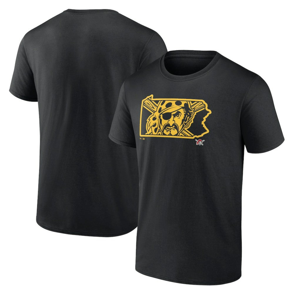 Pittsburgh Pirates State T-Shirt Black