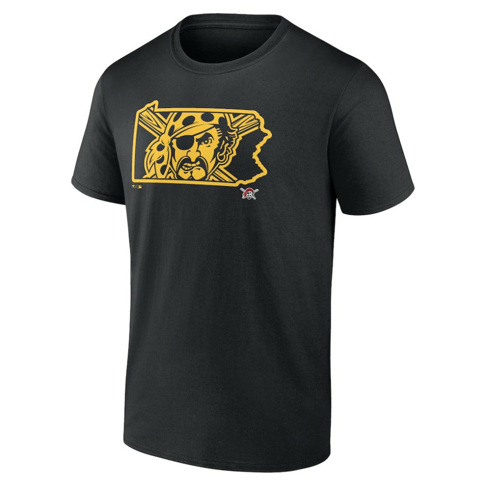 Pittsburgh Pirates State T-Shirt Black