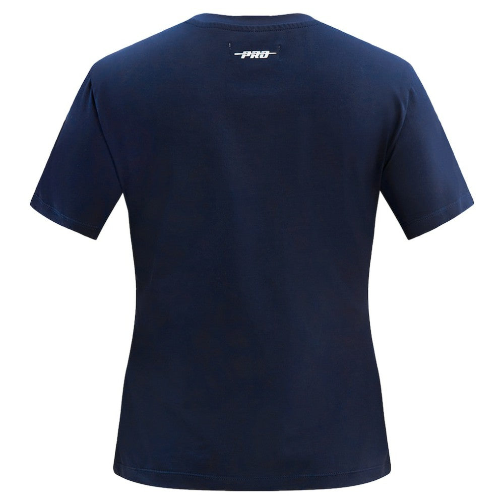 Houston Astros Pro Standard Women's Rhinestone Slim Fit T-Shirt Navy