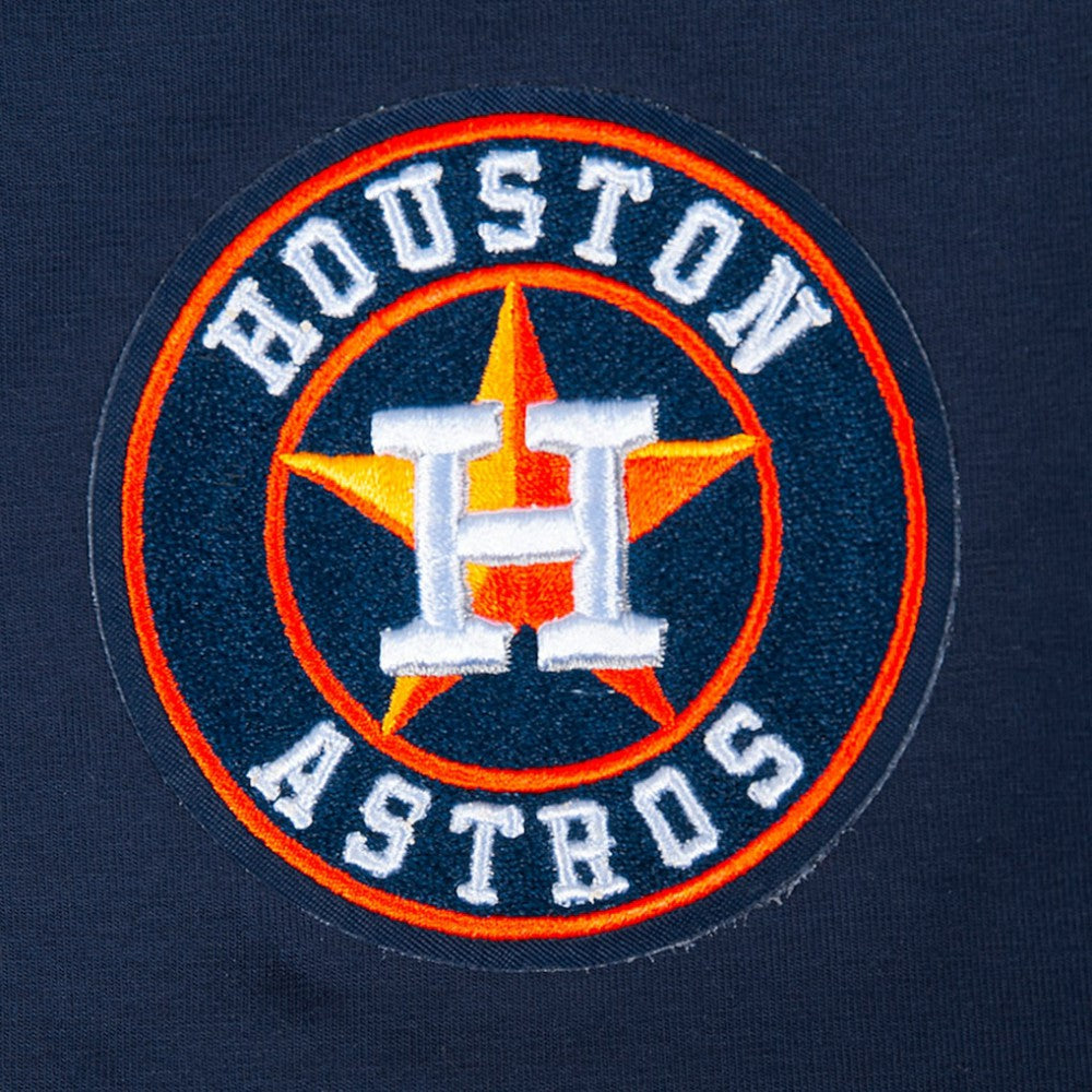 Houston Astros Pro Standard Women's Rhinestone Slim Fit T-Shirt Navy