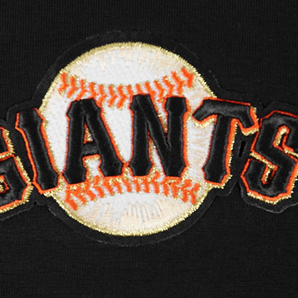 San Francisco Giants Pro Standard Women's Rhinestone Slim Fit T-Shirt Black