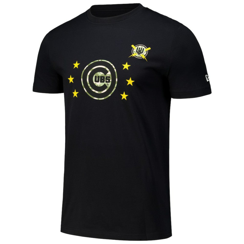 Chicago Cubs 2024 Armed Forces Day T-Shirt Black | New Era