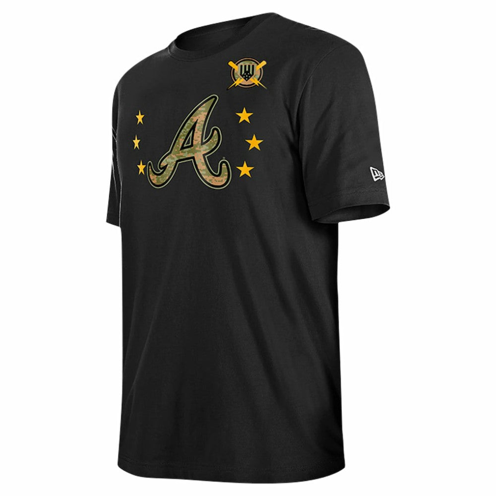 Atlanta Braves 2024 Armed Forces Day T-Shirt Black | New Era