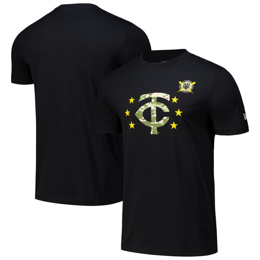 Minnesota Twins 2024 Armed Forces Day T-Shirt Black | New Era