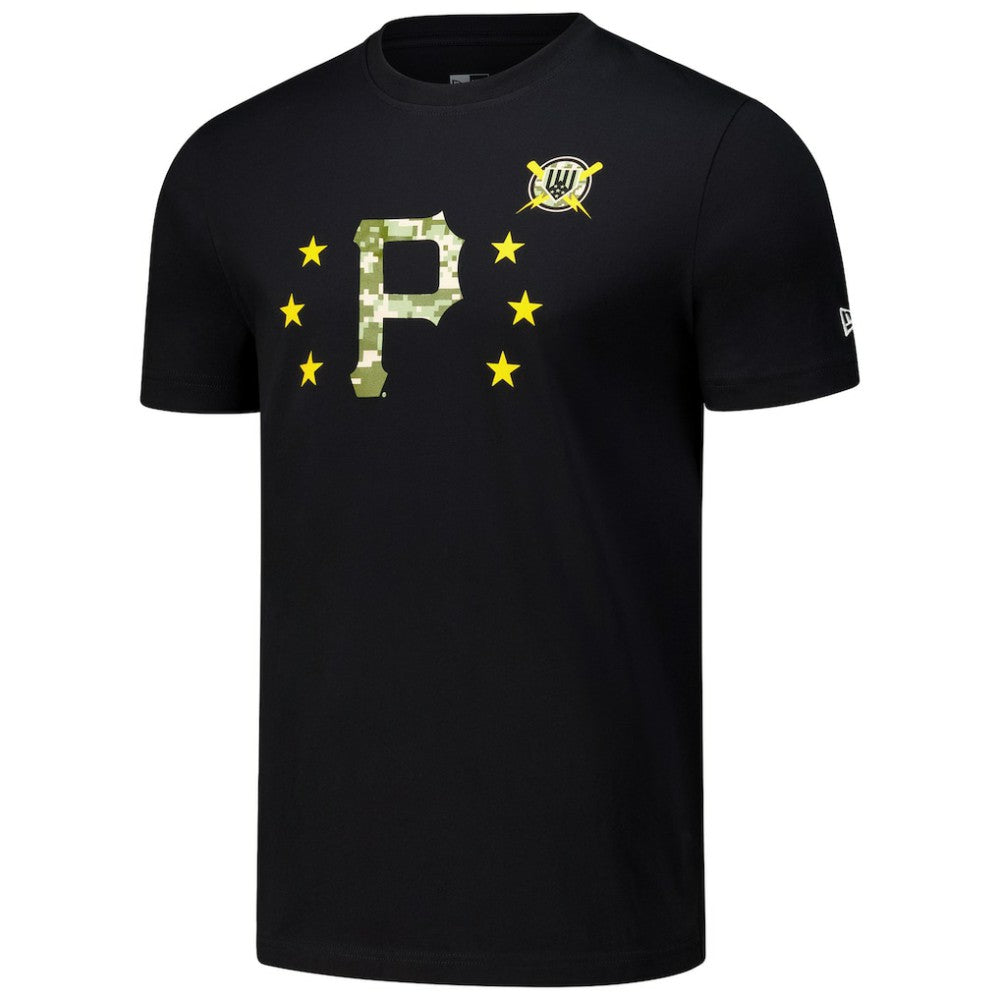 Pittsburgh Pirates 2024 Armed Forces Day T-Shirt Black | New Era