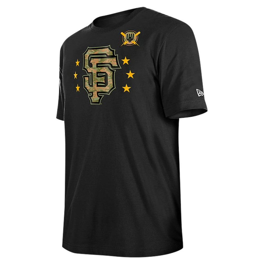 San Francisco Giants 2024 Armed Forces Day T-Shirt Black | New Era