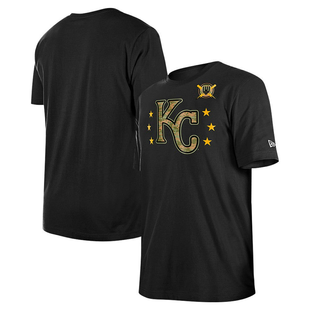 Kansas City Royals 2024 Armed Forces Day T-Shirt Black | New Era