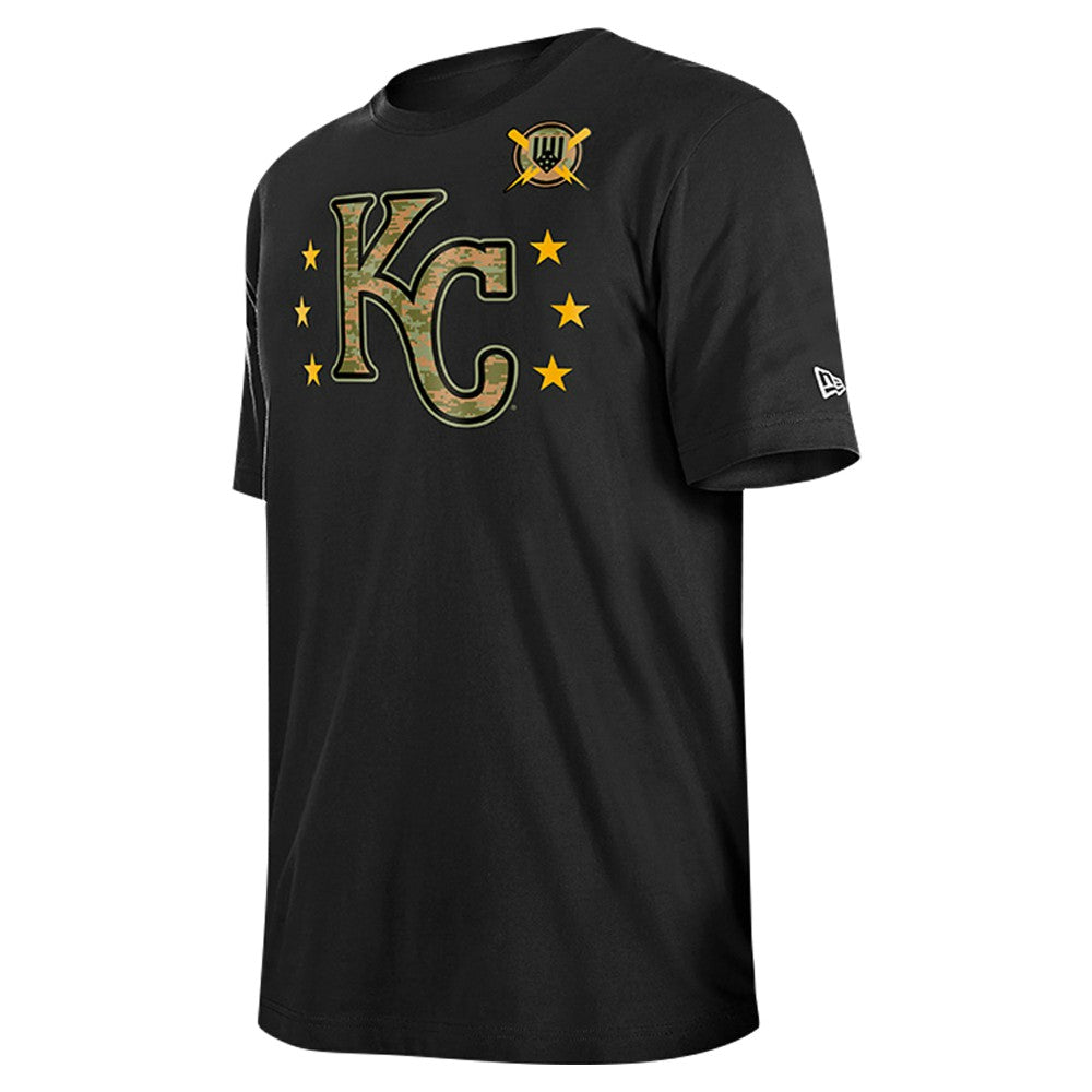 Kansas City Royals 2024 Armed Forces Day T-Shirt Black | New Era