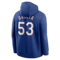 Adolis Garcia Texas Rangers Player Name & Number Club Pullover Hoodie Royal | Nike