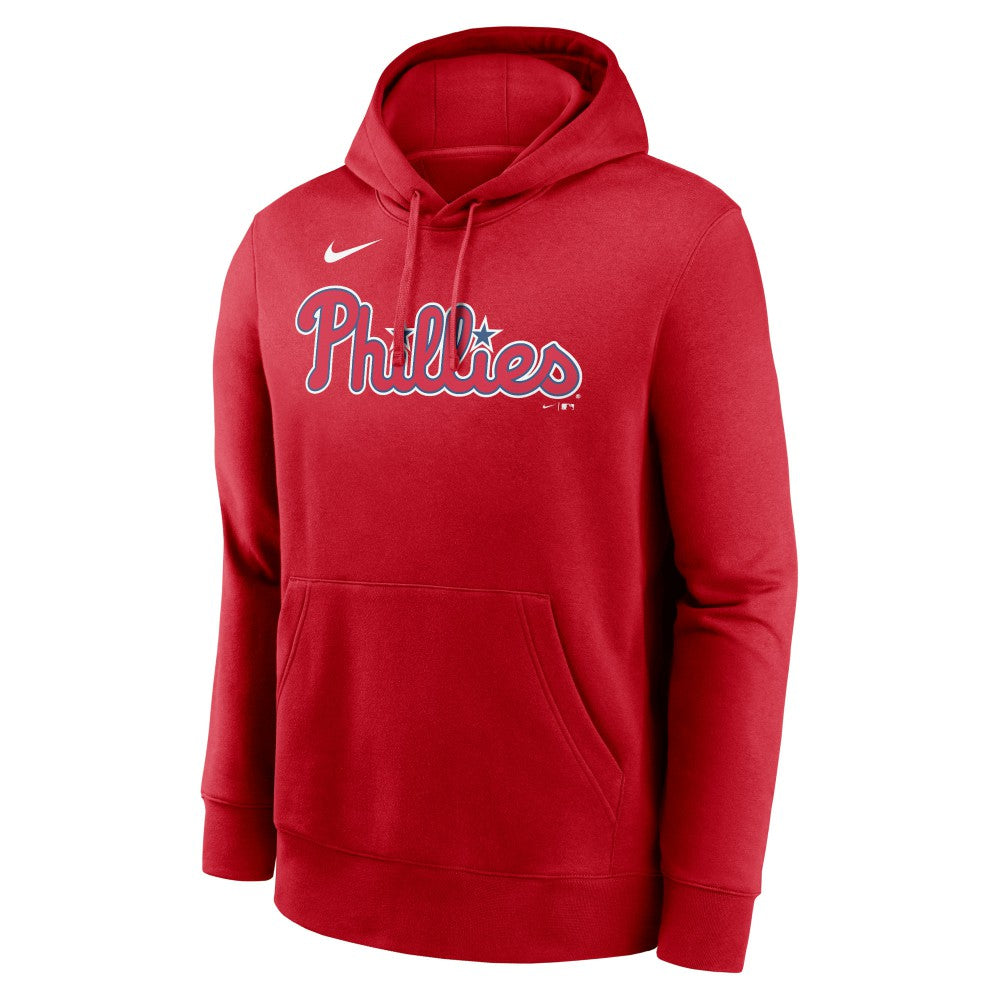 Bryce Harper Philadelphia Phillies Player Name & Number Club Pullover Hoodie Red | Nike