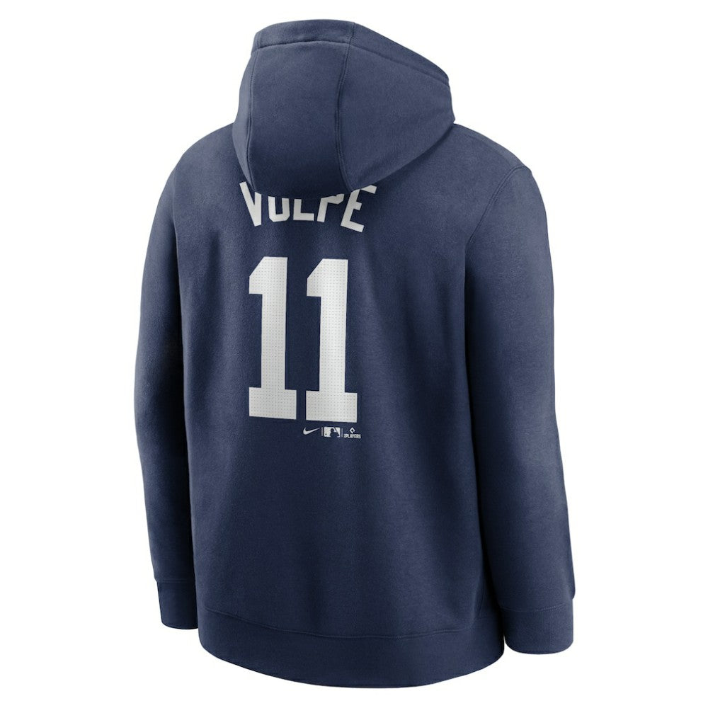 Anthony Volpe New York Yankees Player Name & Number Club Pullover Hoodie Navy | Nike