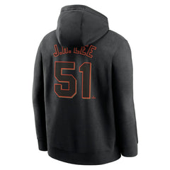 Jung Hoo Lee San Francisco Giants Player Name & Number Club Pullover Hoodie Black | Nike