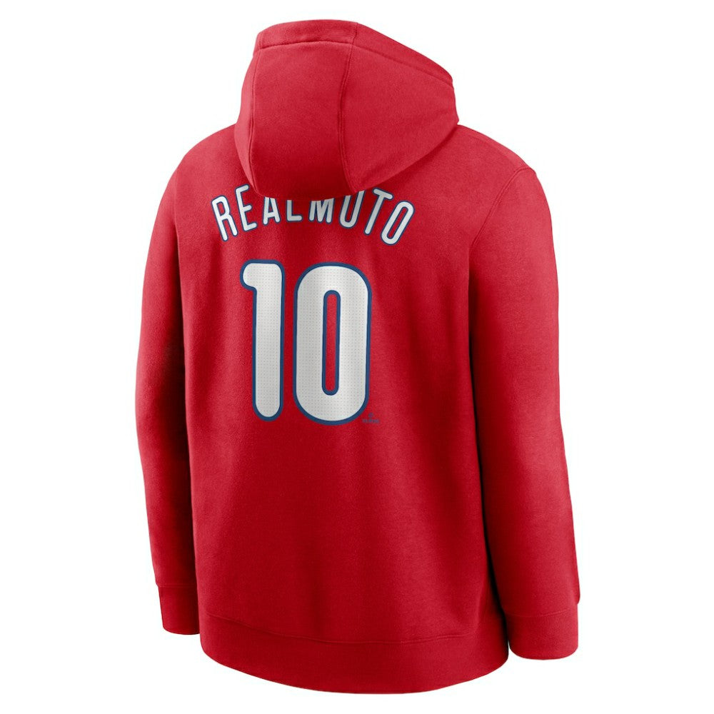 J.T. Realmuto Philadelphia Phillies Player Name & Number Club Pullover Hoodie Red | Nike