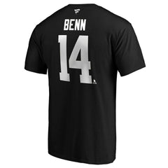 Jamie Benn Dallas Stars Fanatics Authentic Stack Name & Number T-Shirt Black