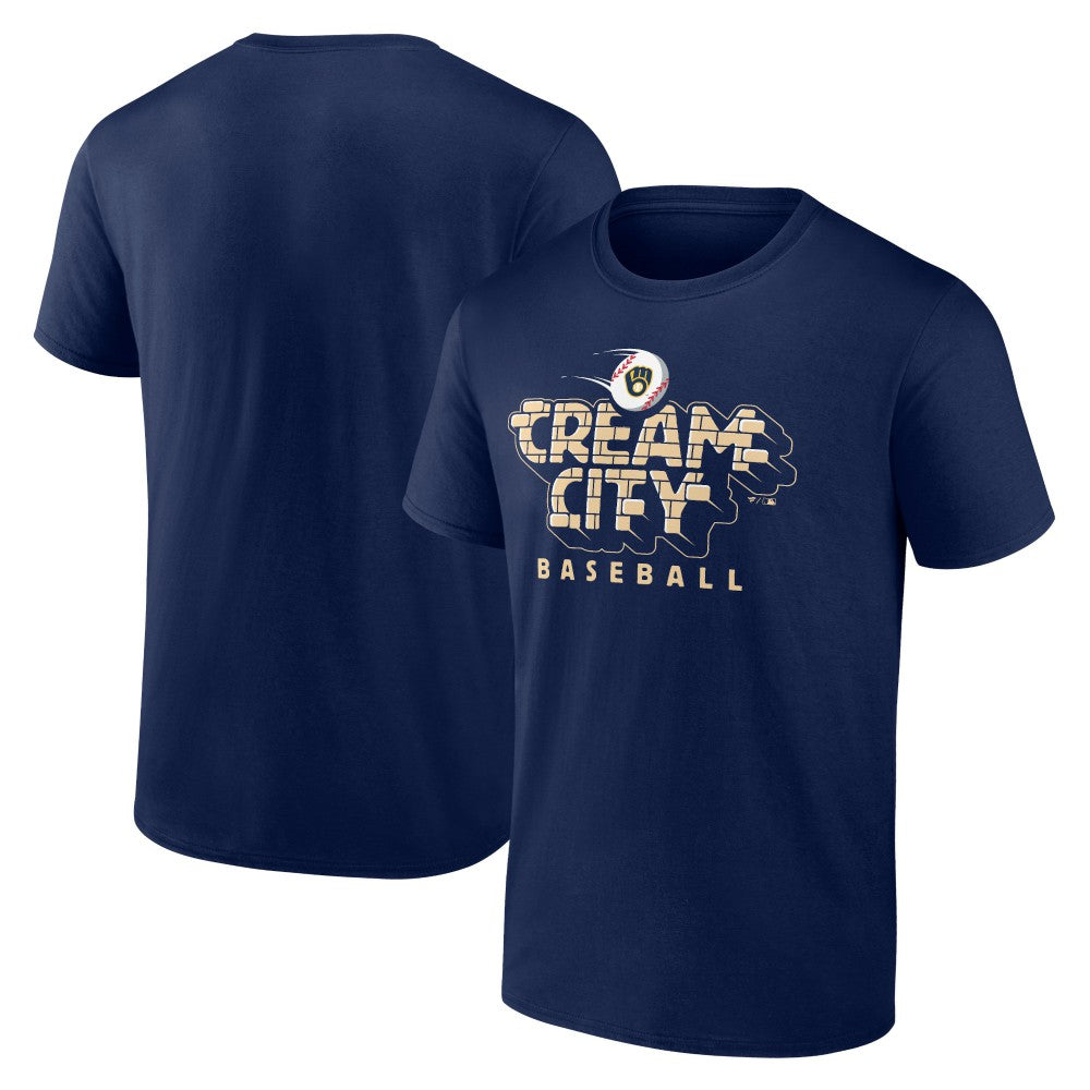 Milwaukee Brewers Hometown Extra Bases T-Shirt Navy