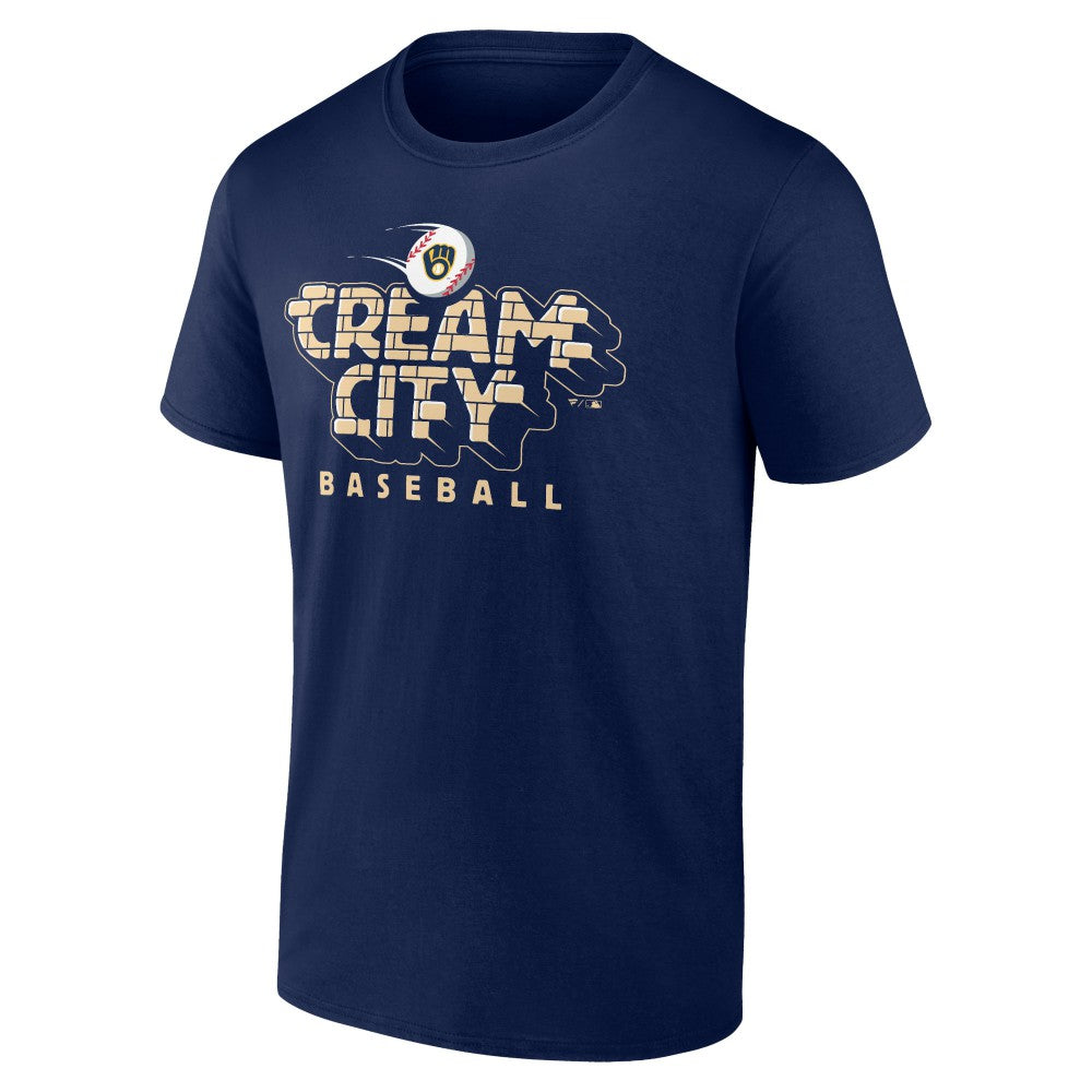 Milwaukee Brewers Hometown Extra Bases T-Shirt Navy
