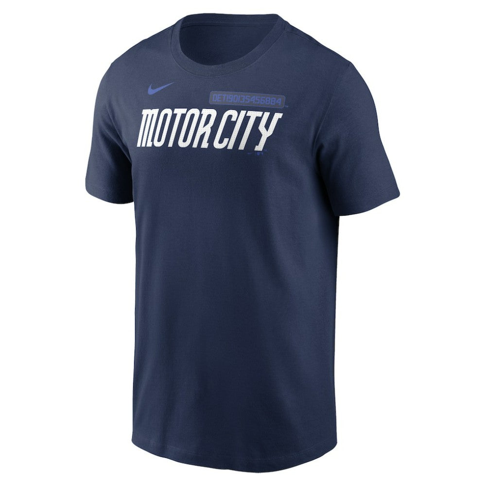 Tarik Skubal Detroit Tigers 2024 City Connect Fuse Name & Number T-Shirt Navy | Nike